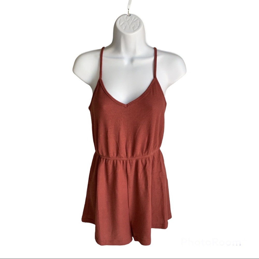 Zaful Textured Cami Loose Romper